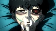 Tokyo Ghoul protagonist Ken Kaneki seen with his left Kakugan eye (Image via Studio Pierrot)